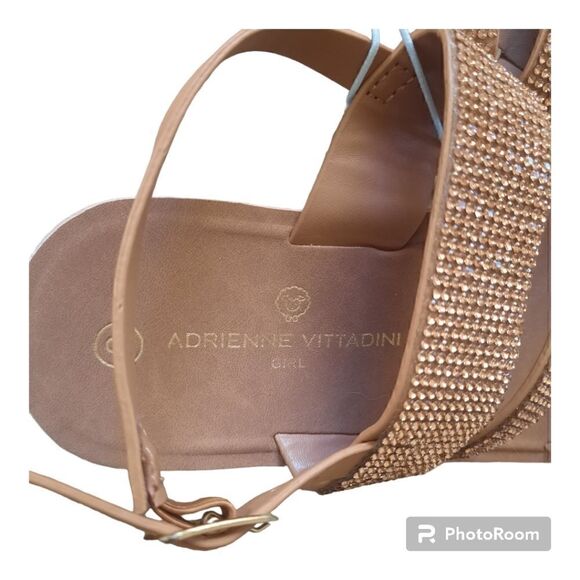 Adrienne Vittadini Mandy Rhinestone Strappy Sandals - Picture 3 of 3